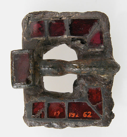 :Flat Rectangular Buckle end of the 5th–early 6th century-16x12"(A3) Poster