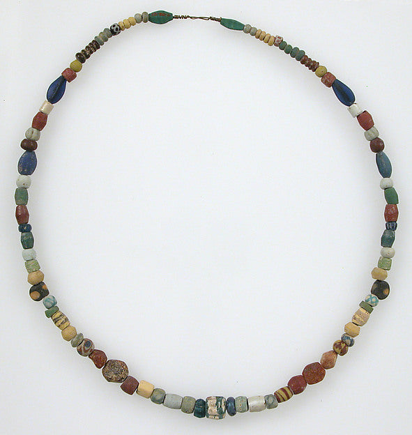 :Beaded Necklace 5th–7th century-16x12"(A3) Poster
