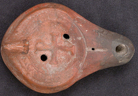 :Lamp 5th–6th century-16x12"(A3) Poster