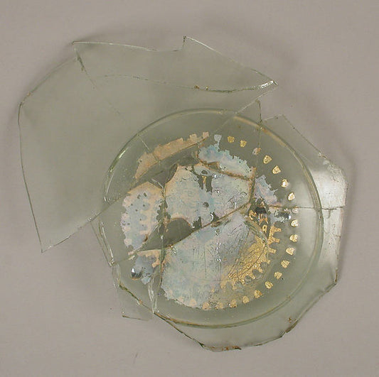 :Bowl Bottom with the Busts of Two Saints late 4th–early 5th-16x12"(A3) Poster