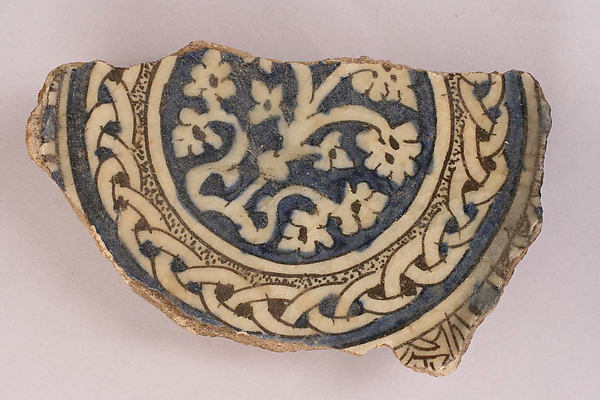 :Fragment of a Bowl or Cup mid-15th century-16x12"(A3) Poster