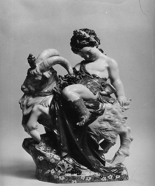 :Bacchus on Goat first quarter 20th century-16x12