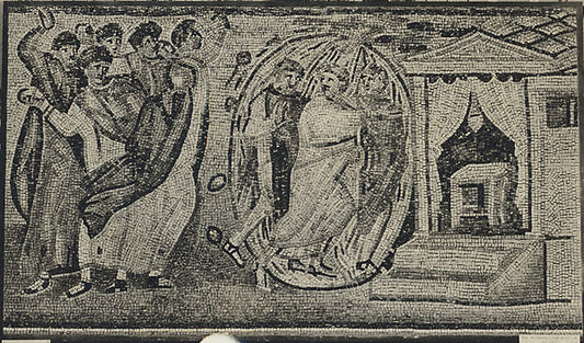 :Stoning of Moses Joshua and Caleb early 20th century -16x12"(A3) Poster