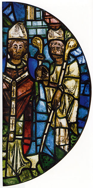 :Saint Martial Founding the Cathedral of Saint-Pierre c1190-16x12"(A3) Poster