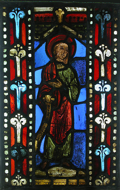 :Panel of a Prophet from a Jesse Tree Window c1245-16x12