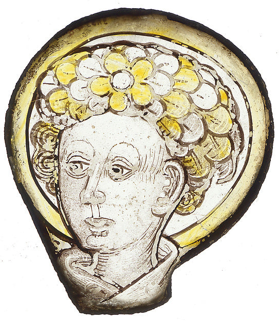 :Head of a Saint 15th century-16x12