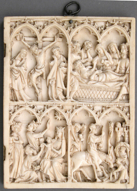 :Right Wing of a Diptych 14th century-16x12