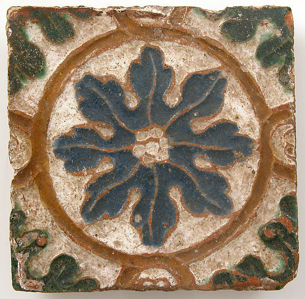 :Tile 16th century-16x12