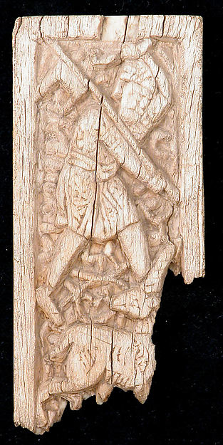 :Fragment of a Panel 11th century-16x12"(A3) Poster