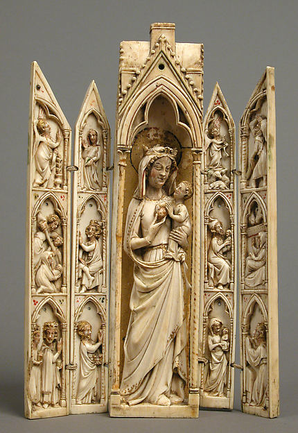 :Tabernacle with the Virgin and Child and Scenes from the Li-16x12