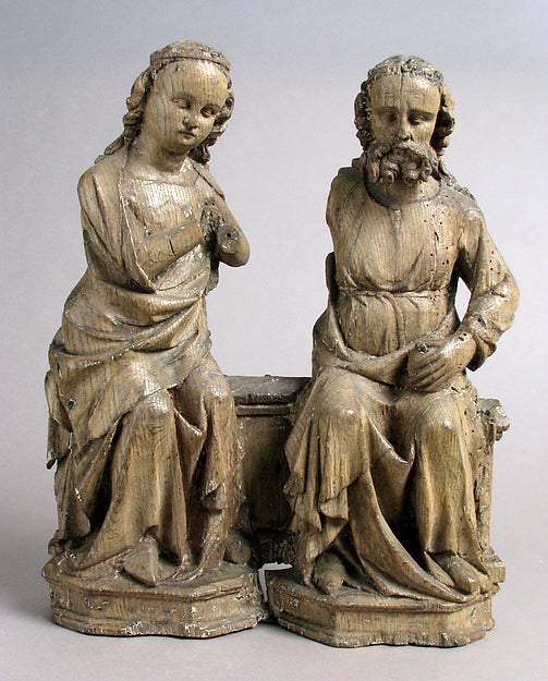 :Coronation of the Virgin c1330–40-16x12"(A3) Poster