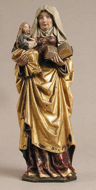 :Saint Anne Holding the Virgin and Child c1500–1525-16x12