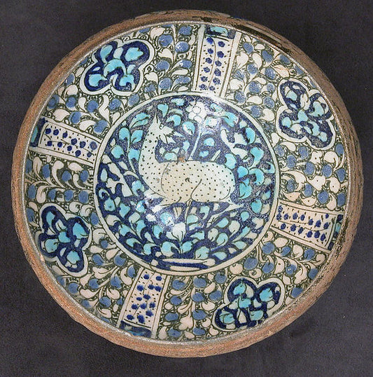 :Bowl with Deer Motif 14th century-16x12"(A3) Poster