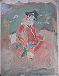 Sarkis Katchadourian:Seated man in European Clothes Holding -16x12"(A3) Poster