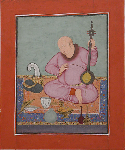 :Portrait of a Muslim Saint late 17th century-16x12"(A3) Poster