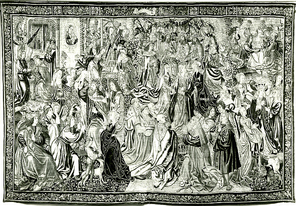 :Coronation of the Virgin and related subjects c1500–1515-16x12"(A3) Poster