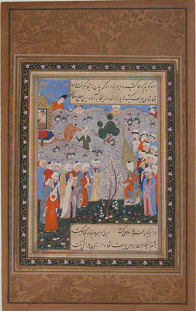 :"Zulaykha Bidding for Yusuf in the Slave Market in Egypt" F-16x12"(A3) Poster