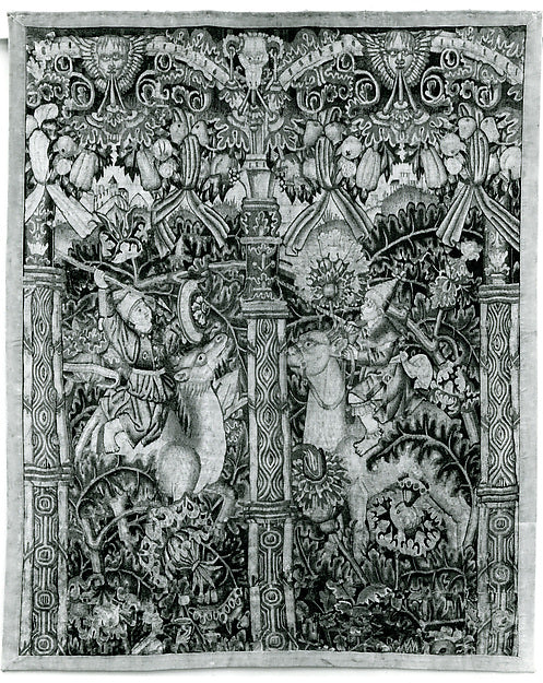 :Arcades with Riders in Fantastic Thickets c1520–50-16x12