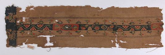 :Fragment with Tapestry-Weave Band and Applied Border 6th–8t-16x12"(A3) Poster