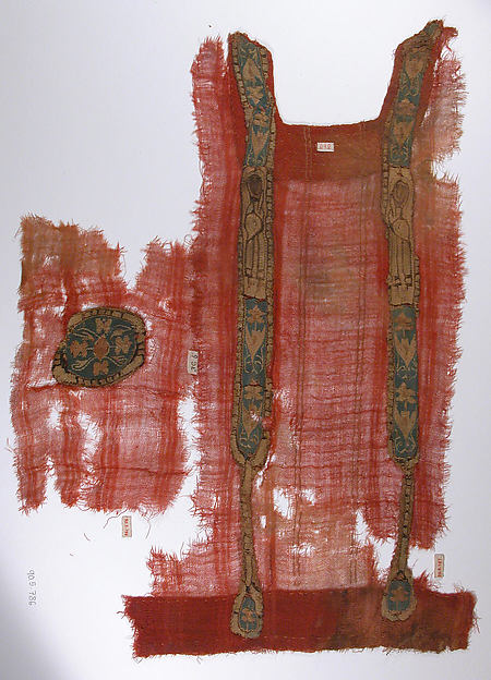 :Tunic Fragment with Applied Bands 6th–9th century-16x12"(A3) Poster