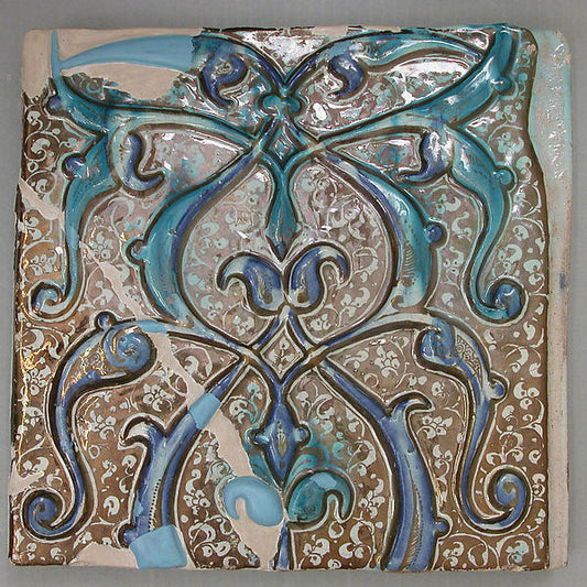 :Tile second half 13th century-16x12"(A3) Poster