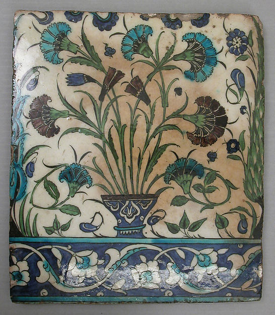 :Tile late 16th century-16x12"(A3) Poster