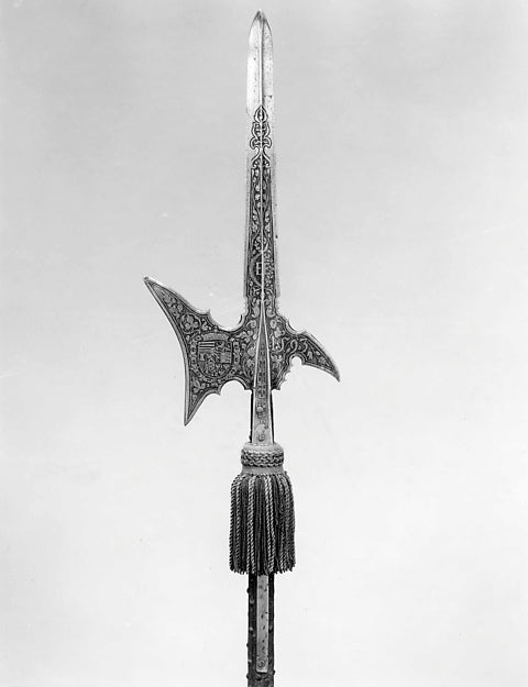 Halberd of Archduke Ernst of Austria  dated 1593,  Poster Print Wall Art