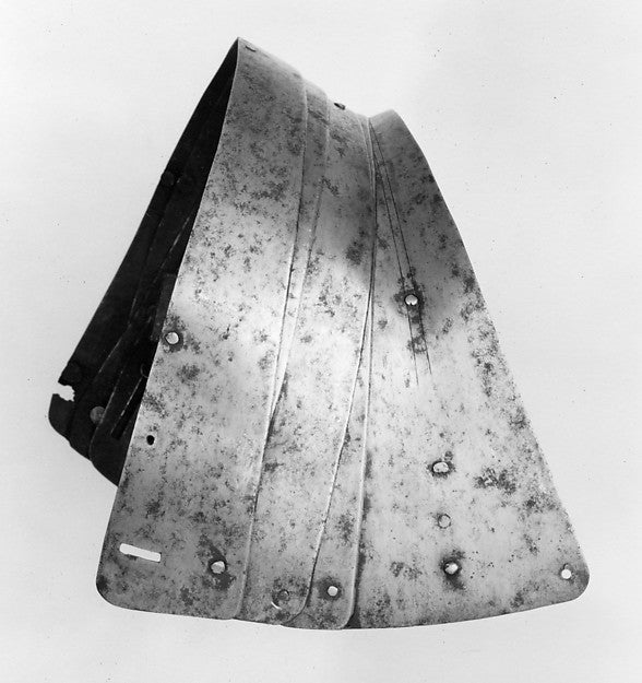 Parts of an Inner Thigh Defense  for a Boy's Armor c1520,  Poster Print Wall Art