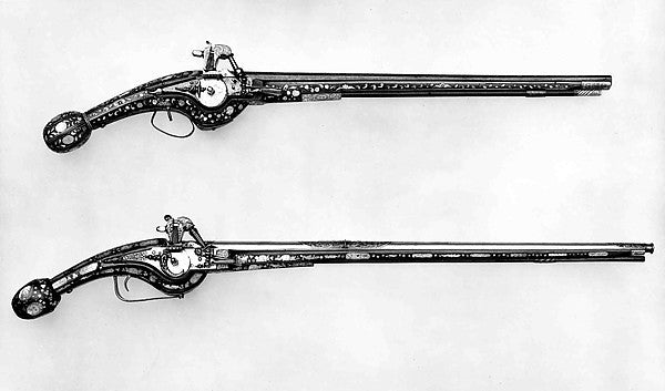 Wheellock Pistol c1600–1610,16X12"(A3) Poster