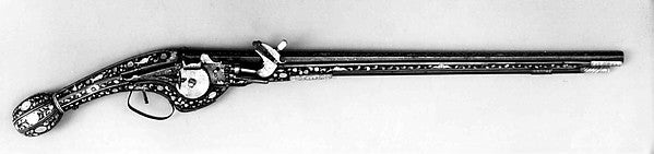 Wheellock Pistol c1600–1620,16X12"(A3) Poster