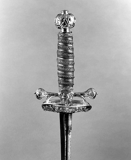 Smallsword with Scabbard c1650–60,  Poster Print Wall Art