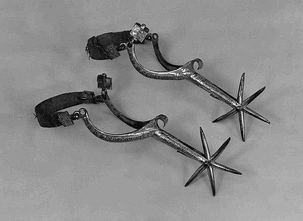 Pair of Rowel Spurs c1400,  Poster Print Wall Art