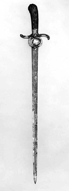 Hunting Sword c1750,  Poster Print Wall Art