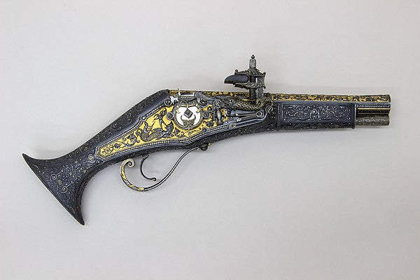 Wheellock Pistol Made for Maximilian I of Bavaria  c1600–1610,  Poster Print Wall Art
