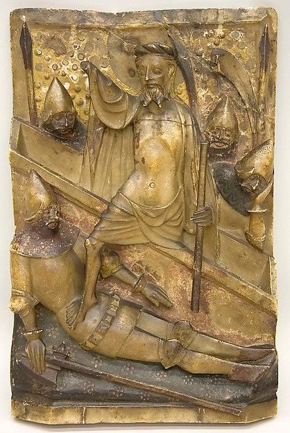 The Resurrection dated 1375,  Poster Print Wall Art