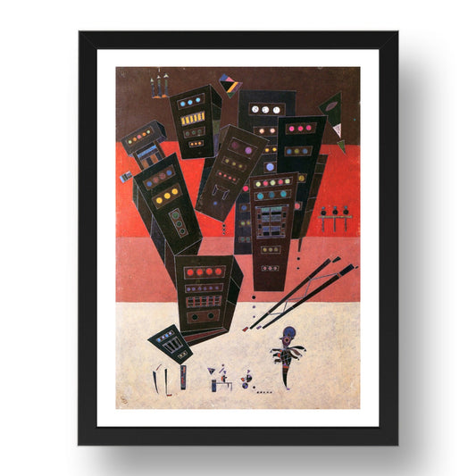 Shadows 1943 by Wassily Kandinsky, 17x13" Frame