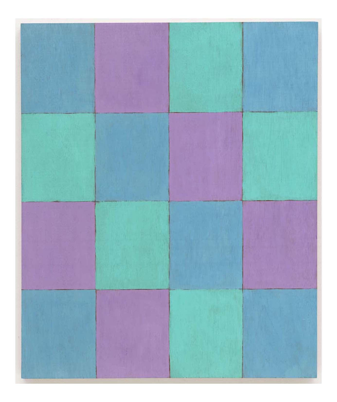 Sherrie Levine - Large Check 11, 16x12" (A3) Poster Print