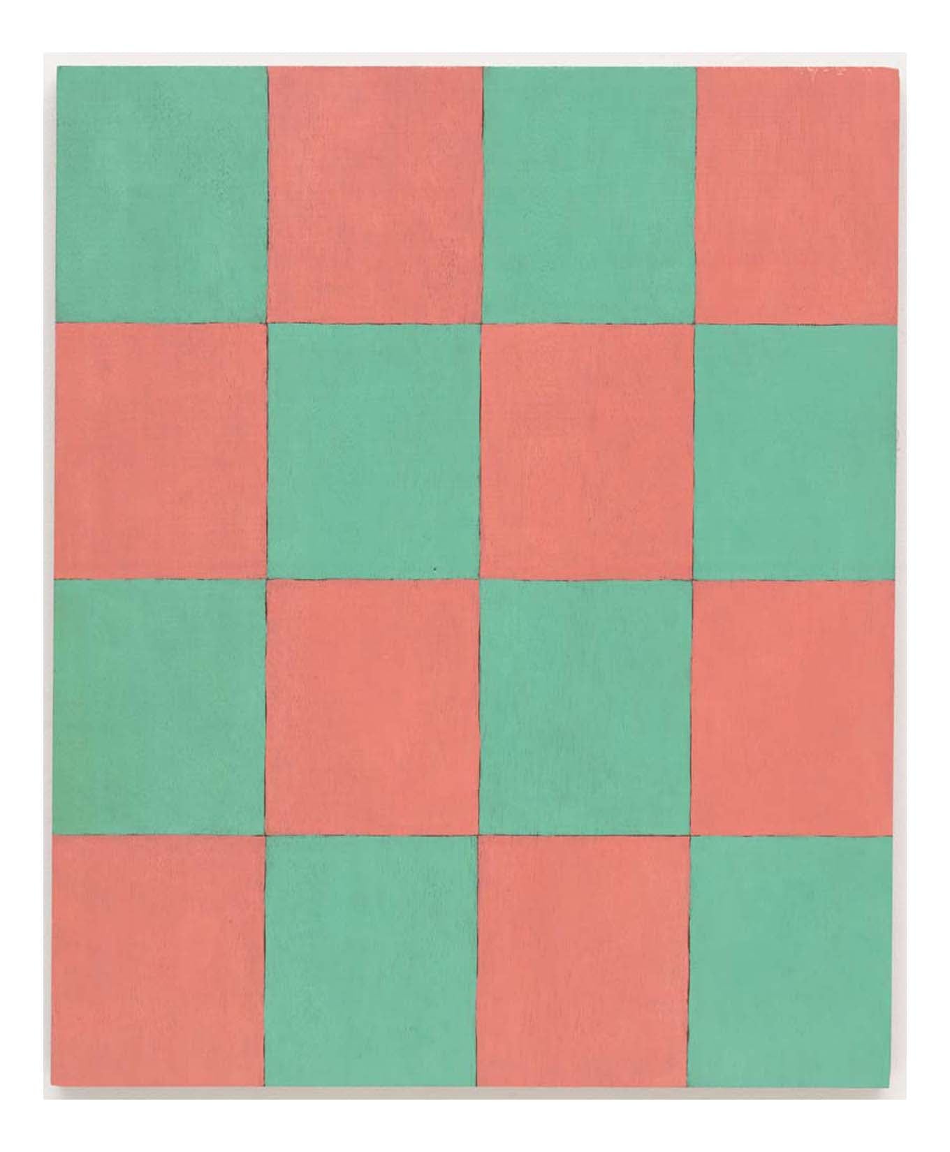 Sherrie Levine - Large Check 6, 16x12" (A3) Poster Print