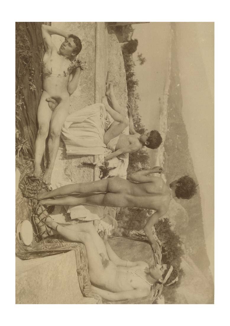 Sicilian Boys 2, historic photo by Wilhelm von Gloeden, 16x12"(A3) Poster