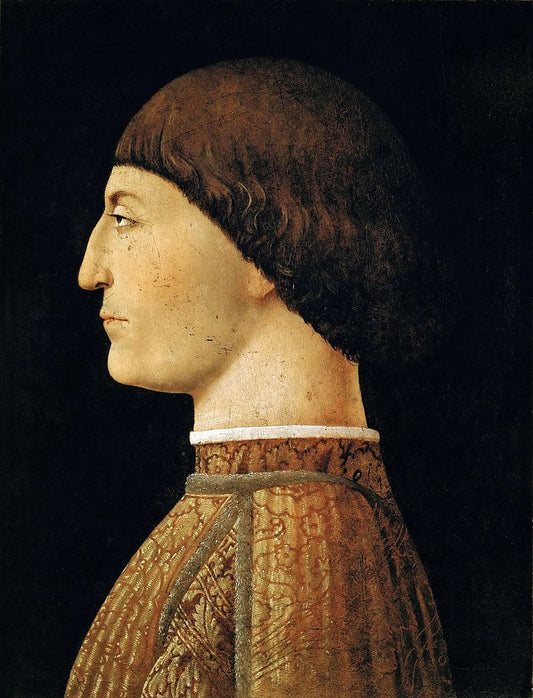 Sigismondo Pandolfo Malatesta, vintage artwork by Piero della Francesca, A3 (16x12") Poster Print