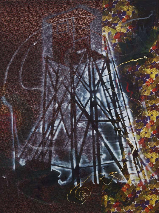 Sigmar Polke - Watchtower, vintage art, modern poster print