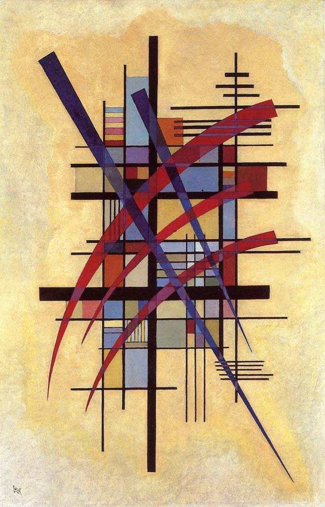 Sign with Accompaniment - Wassily Kandinsky -1927 by Wassily Kandinsky, 23x16"( A2 size ) Poster Print