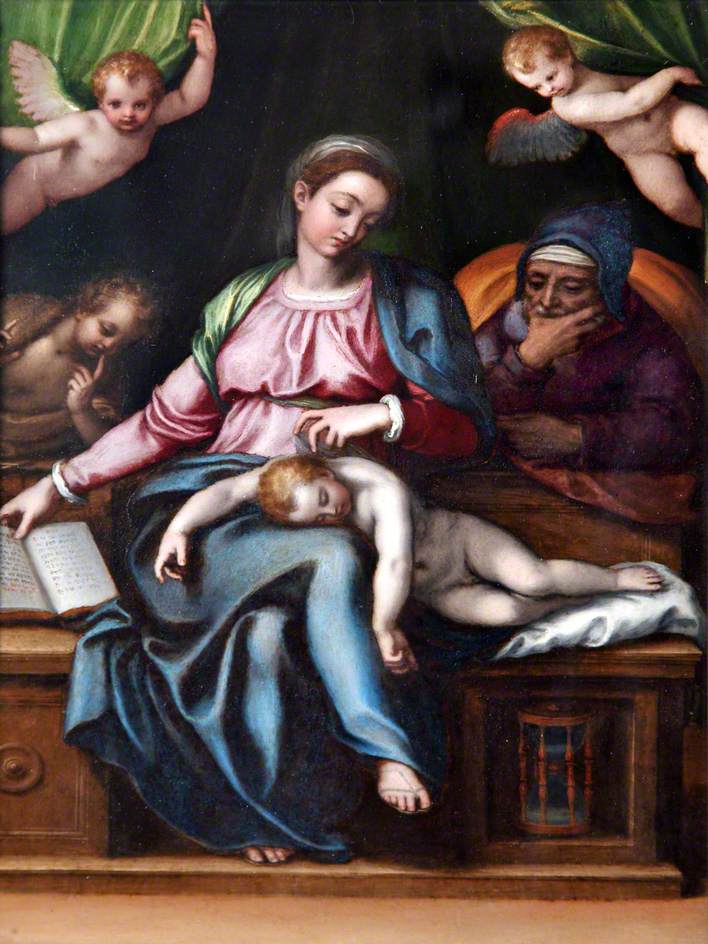 Silentium (after Michelangelo), vintage artwork by Lavinia Fontana, A3 (16x12") Poster Print