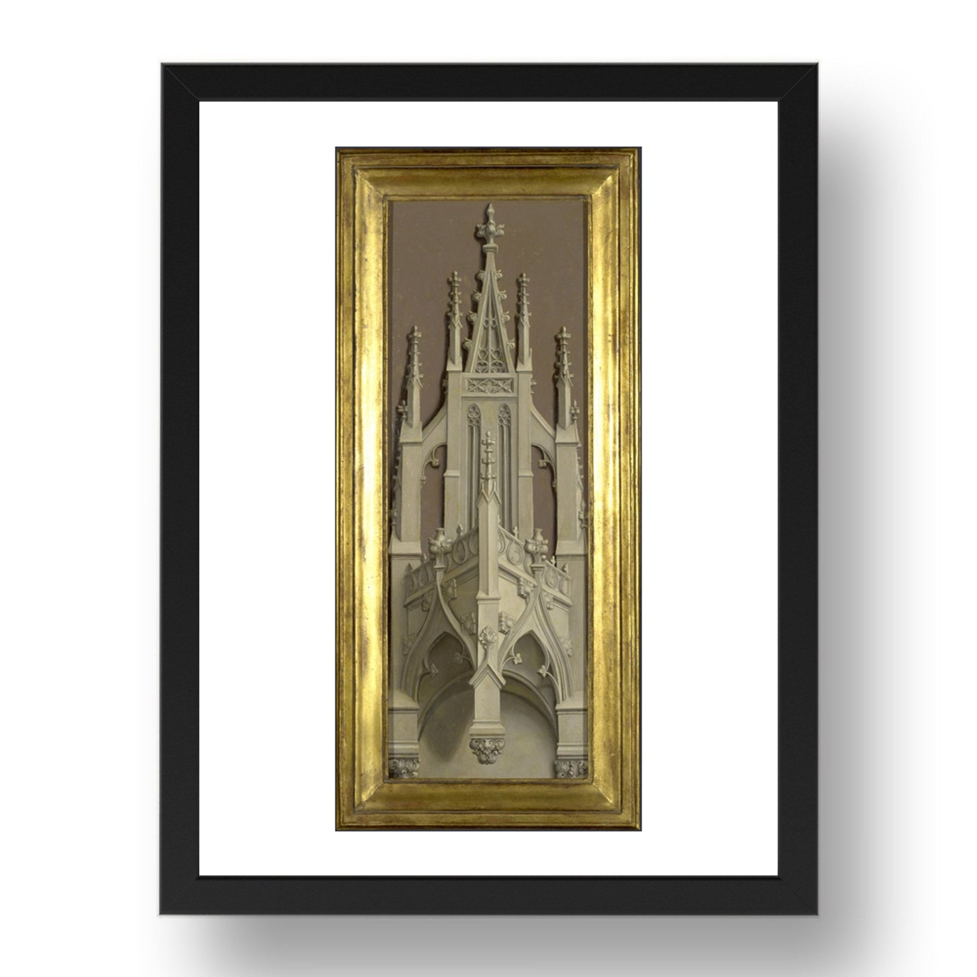 Simon Marmion: The Soul of Saint Bertin carried up to God, Poster in 17x13"(A3) Frame