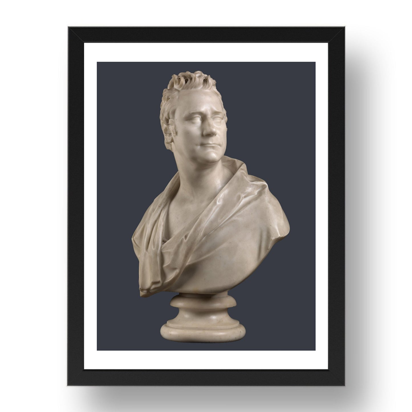 Sir Francis Legatt Chantrey: Charles Long, 1st Baron Farnborough, Poster in 17x13"(A3) Frame