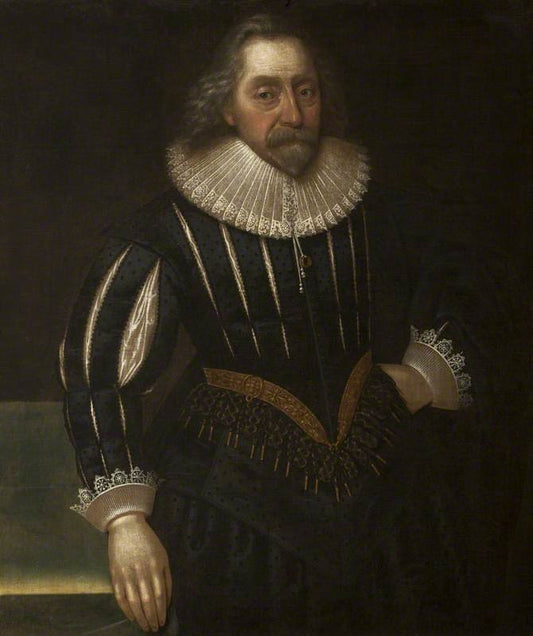 Sir George Booth, vintage artwork by Attributed to John Souch, 12x8" (A4) Poster