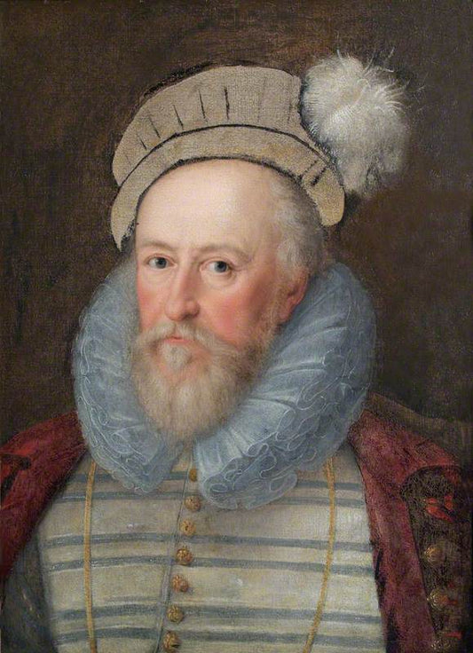 Sir Henry Lee, Master of the Armouries, vintage artwork by Marcus Gheeraerts the Younger, A3 (16x12") Poster Print
