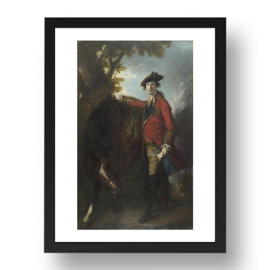 Sir Joshua Reynolds: Captain Robert Orme, Poster in 17x13"(A3) Frame