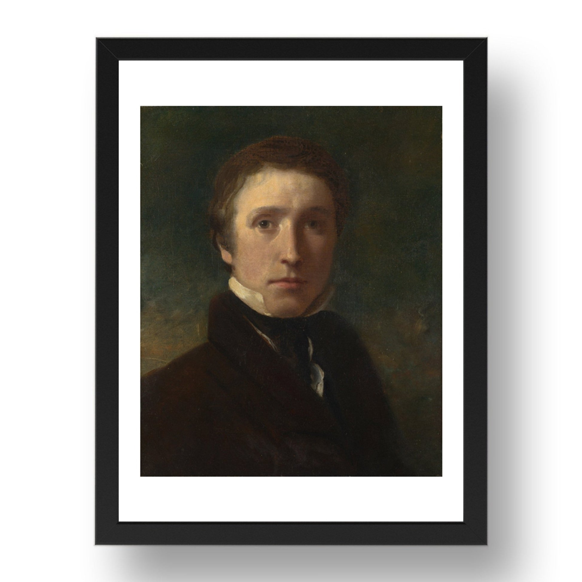 Sir William Boxall: Self Portrait at the Age of about Nineteen, Poster in 17x13"(A3) Frame