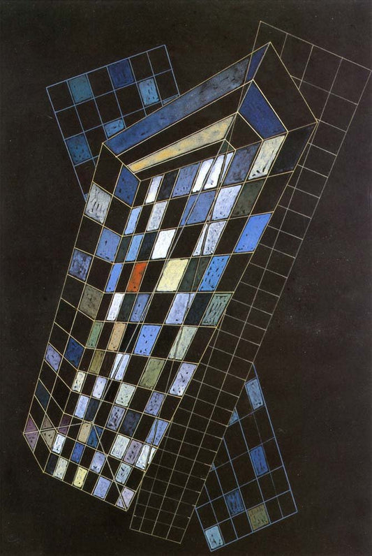 Small Planes - Wassily Kandinsky -1936 by Wassily Kandinsky, 23x16"( A2 size ) Poster Print